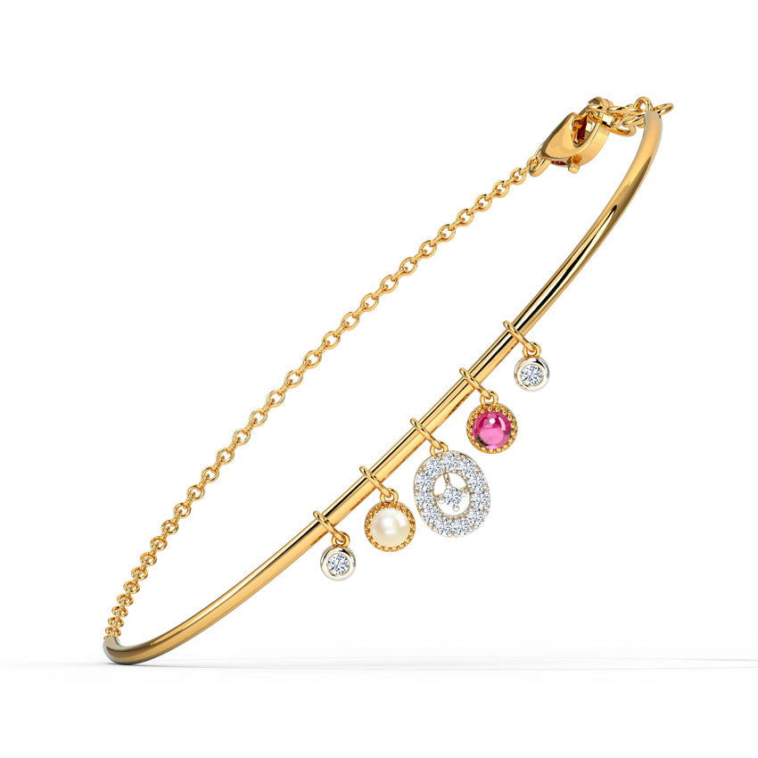 Sparkling Dewdrops Gemstone Bracelet