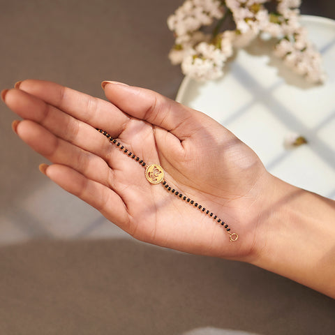 Ganesha Baby Nazaria Gold Bracelet