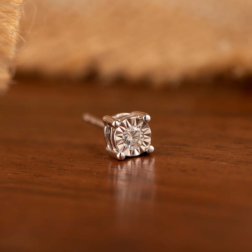 Mark Diamond Ear Stud for Men