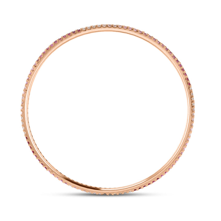 Rosette Sleek Diamond Bangle