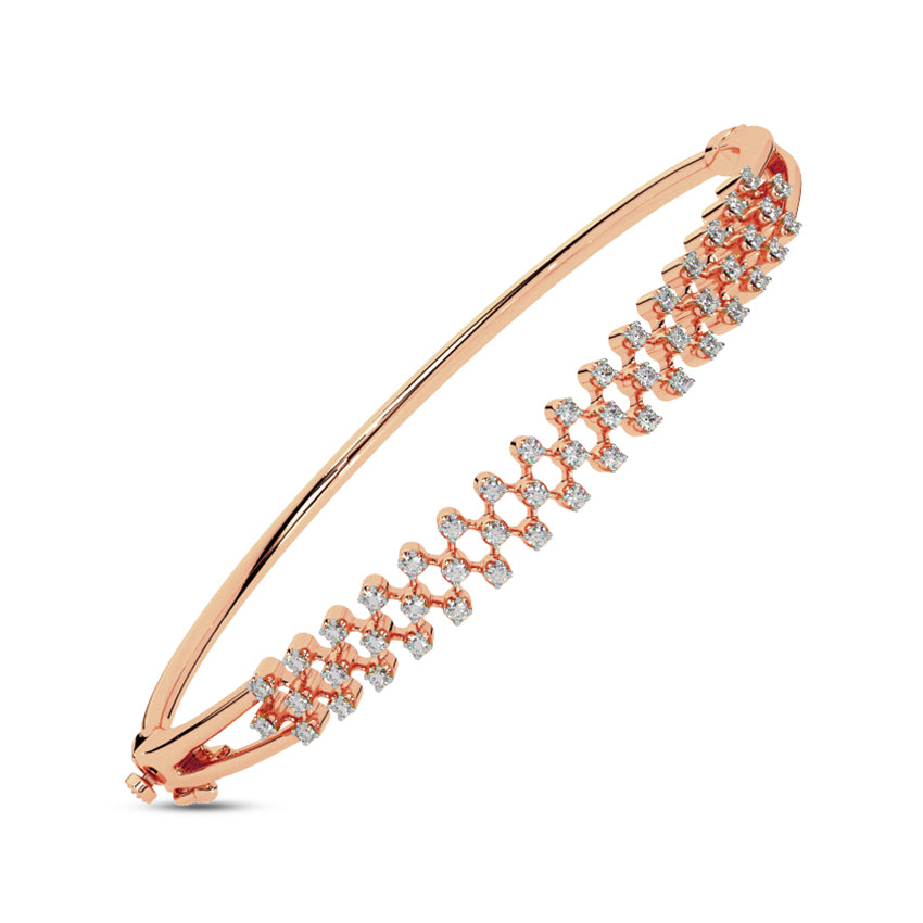 Sparkling Mesh Diamond Bracelet