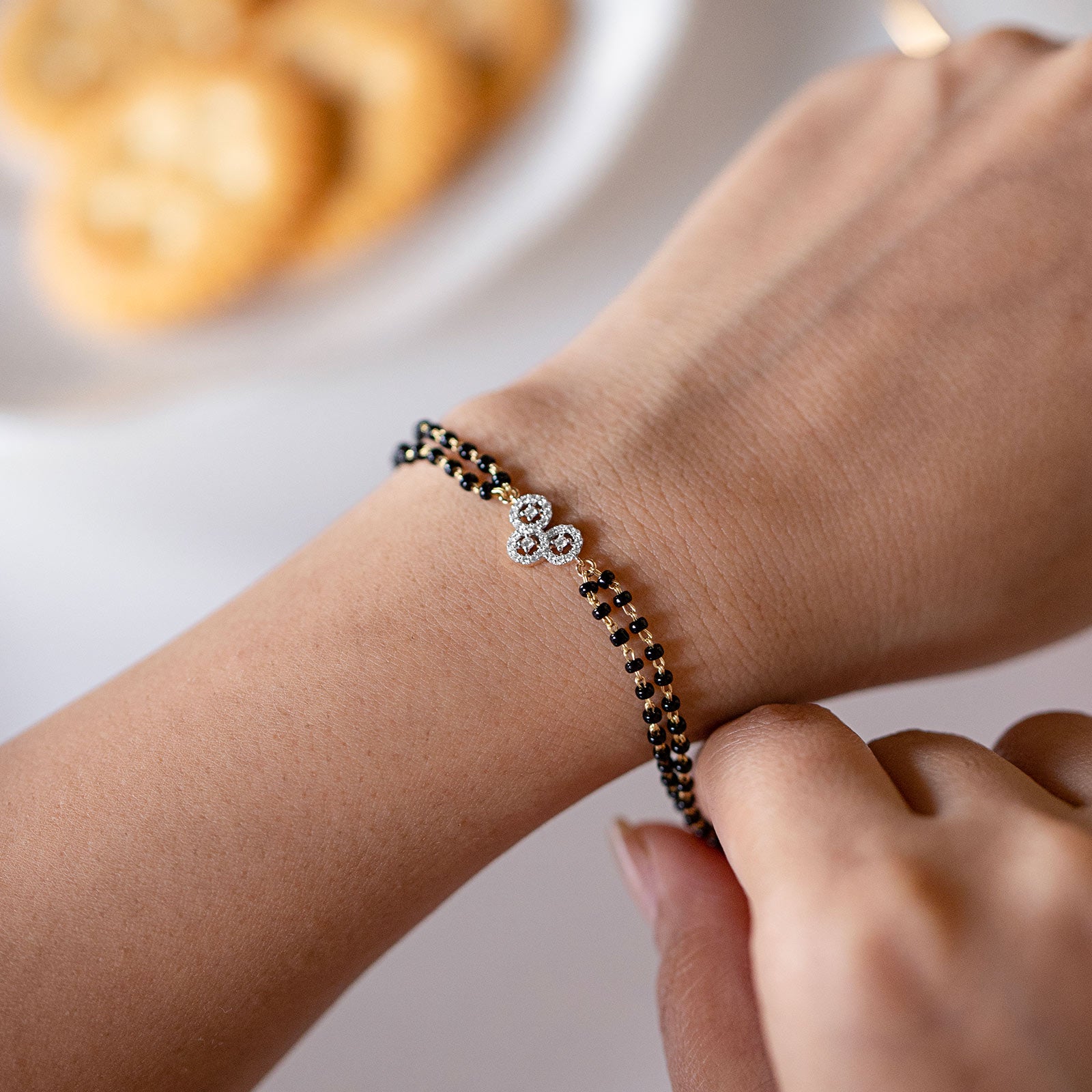 Mayra Diamond Mangalsutra Bracelet