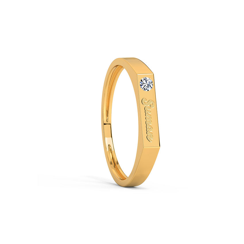 Dazzle Diamond Personalised Band
