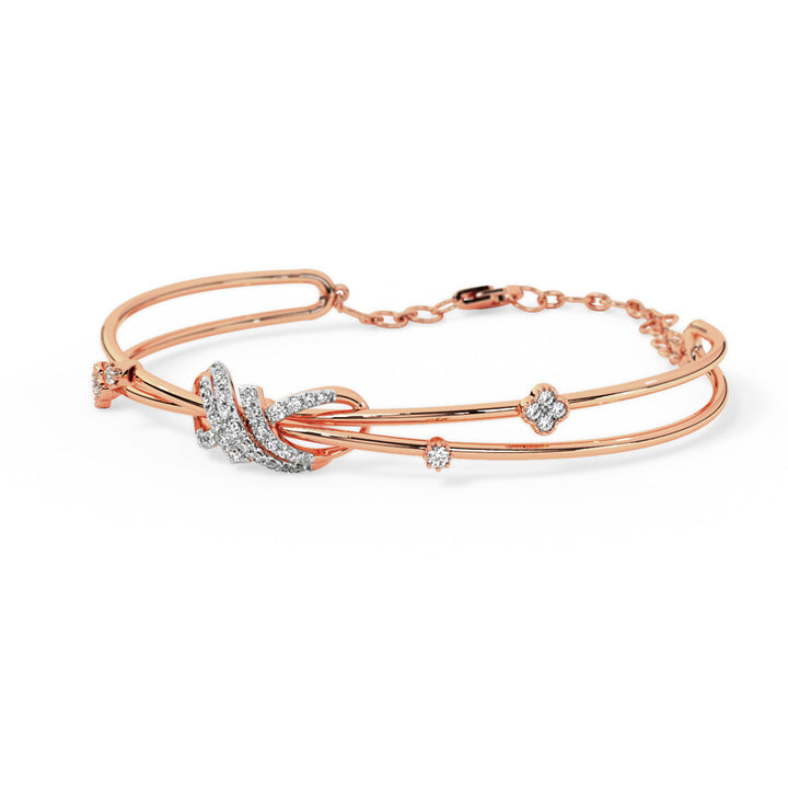 Janya Twisted Diamond Bracelet