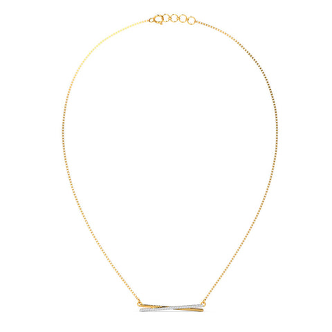 Amore Bar Diamond Necklace