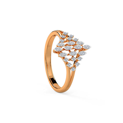 Linear Leena Gemstone Ring