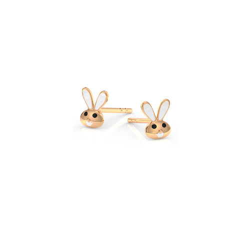 Bunny Kids' Gold Earrings