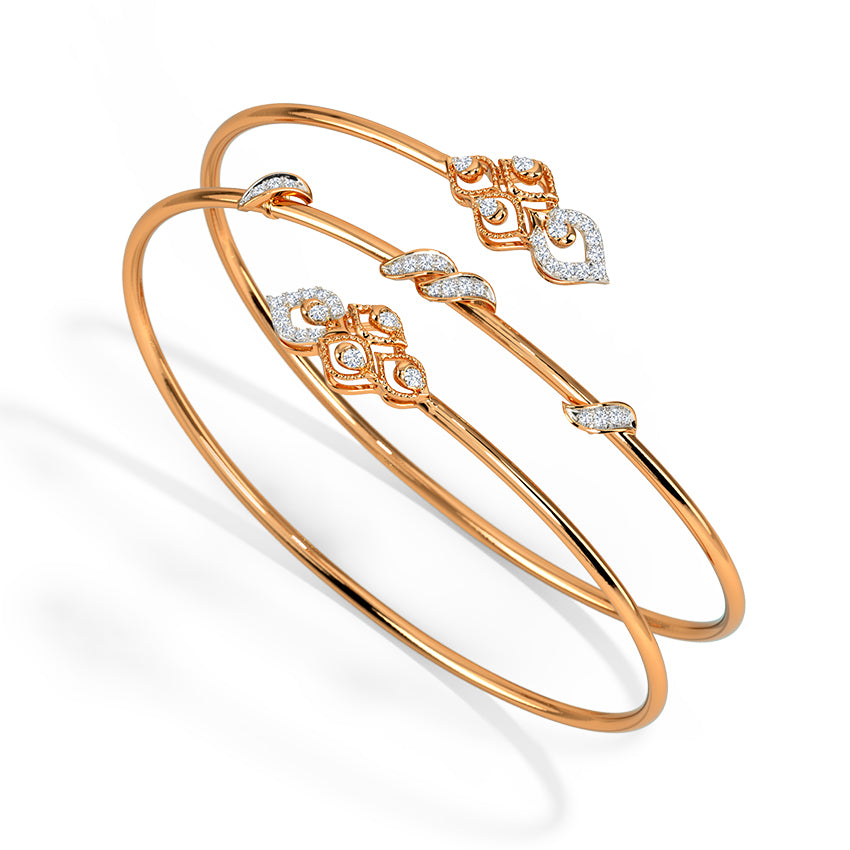 Gracy Spiral Diamond Bracelet