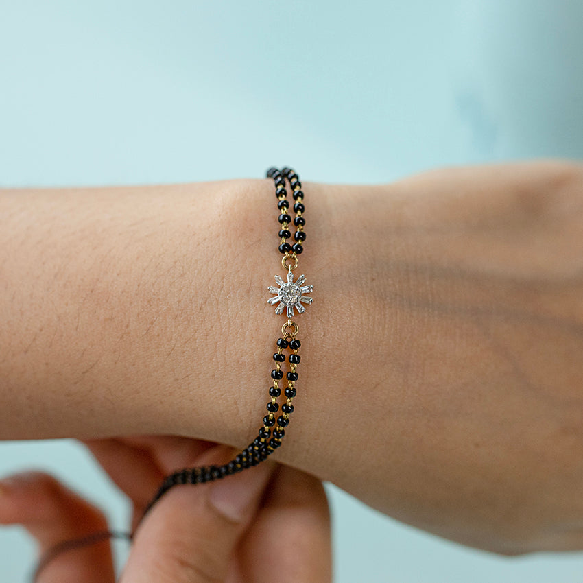 Aarushi Diamond Mangalsutra Bracelet
