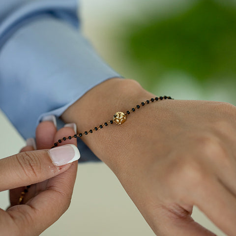 Sana Gold Mangalsutra Bracelet