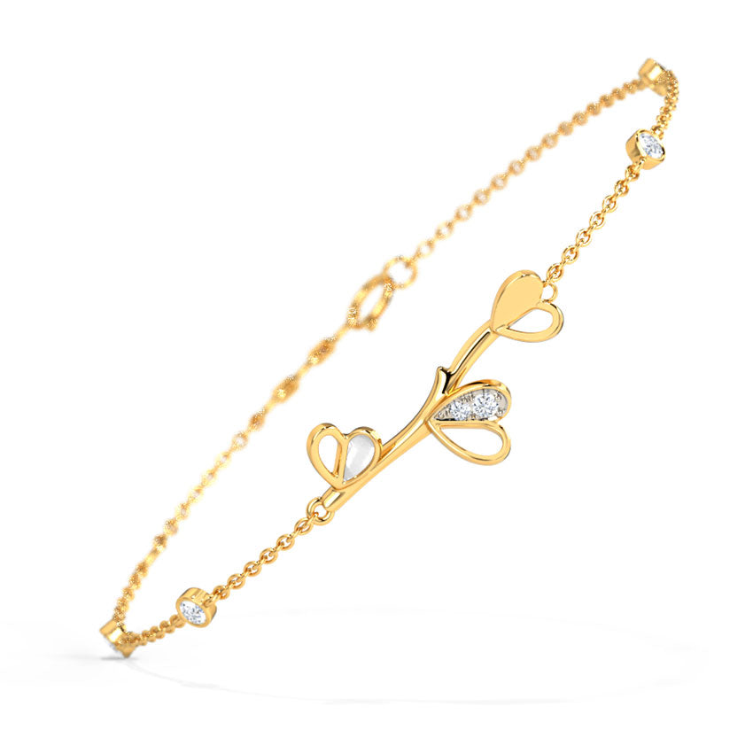 Adorable Clover Diamond Bracelet