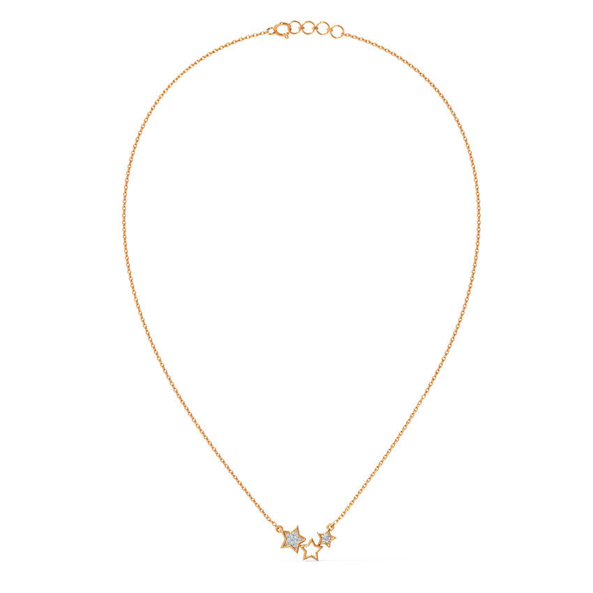 Kylie Glinting Stars Diamond Necklace