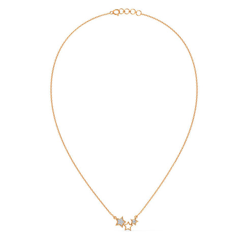 Kylie Glinting Stars Diamond Necklace