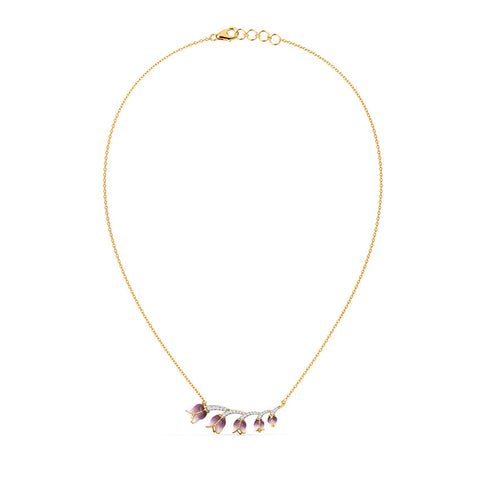 Veronica Tulip Diamond Necklace