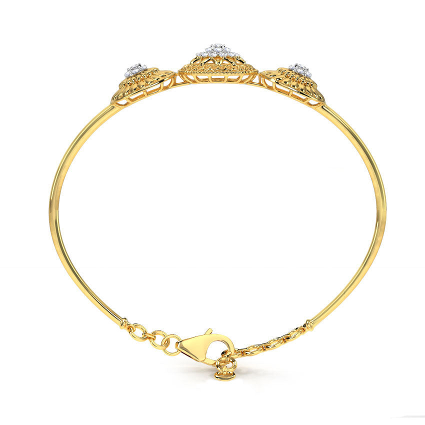 Dome Triad Diamond Bracelet