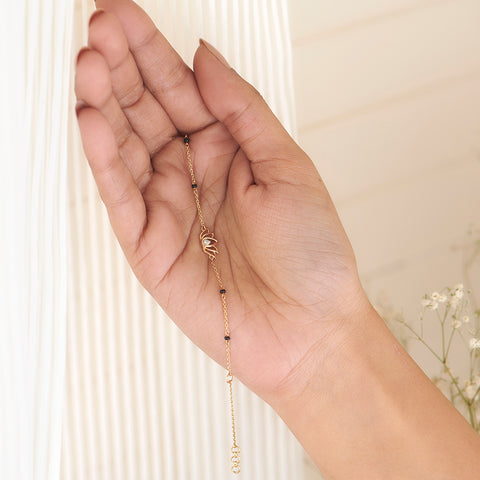 Ahana Diamond Mangalsutra Bracelet