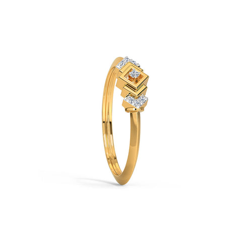 Diamond Quarrel Ring