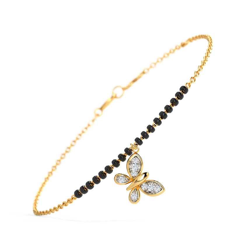 Aisha Diamond Mangalsutra Bracelet