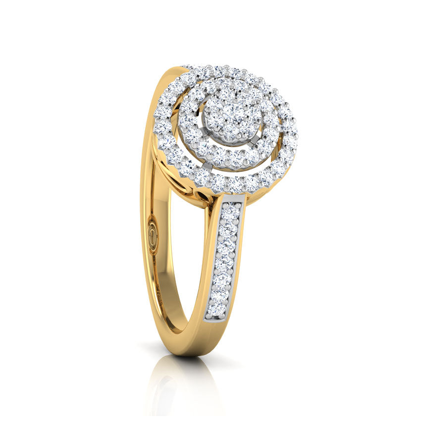 Ripple Dazzle Diamond Ring