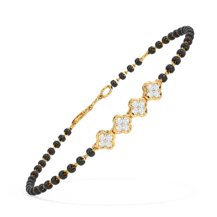 Eshani Diamond Mangalsutra Bracelet
