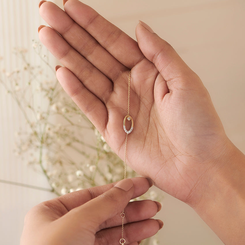 Ovate Pop Diamond Bracelet