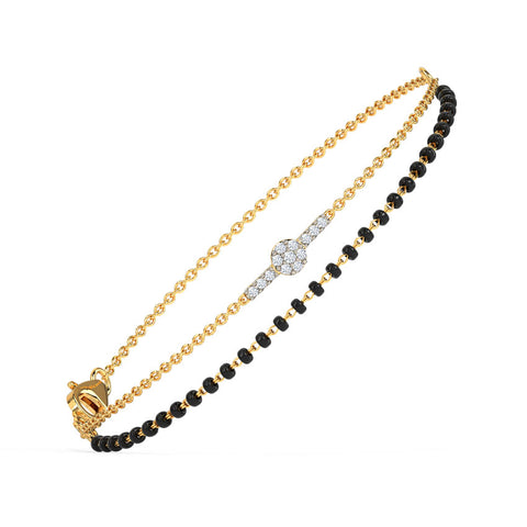 Mihika Diamond Mangalsutra Bracelet