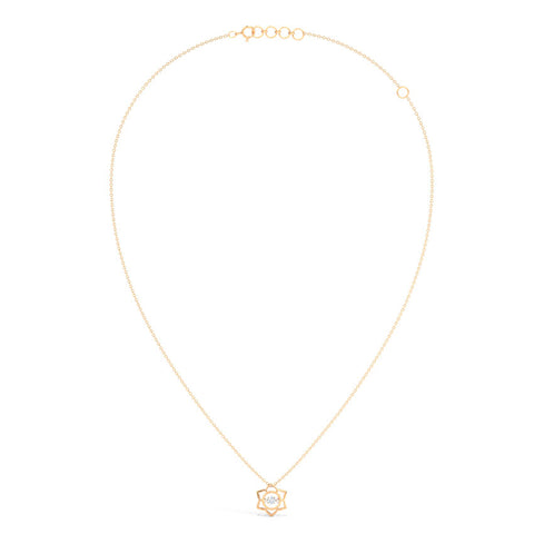 Lily Heartbeat Diamond Necklace
