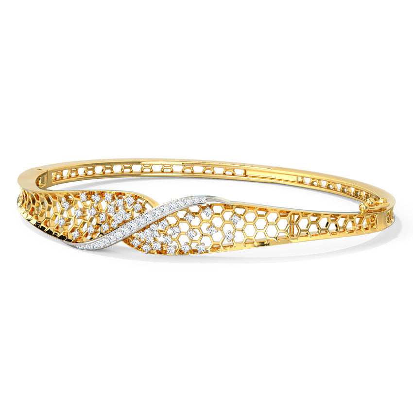 Atara Twist Sparked Diamond Bracelet