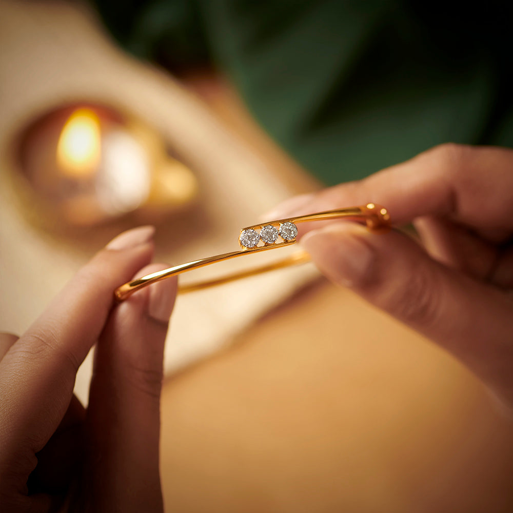 Trio Cluster Diamond Bracelet