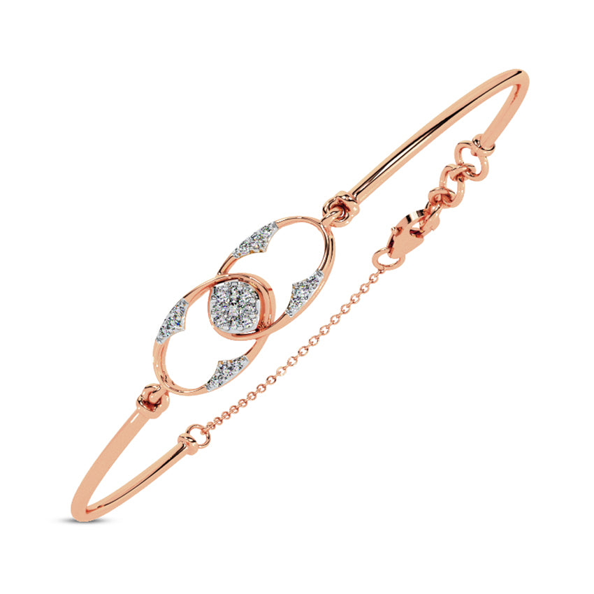 Luna Diamond Tube Bracelet