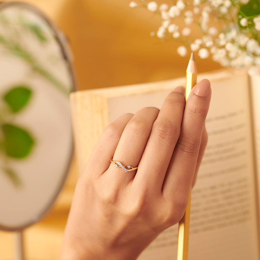 Sparkle Intertwined Infinity Diamond Ring