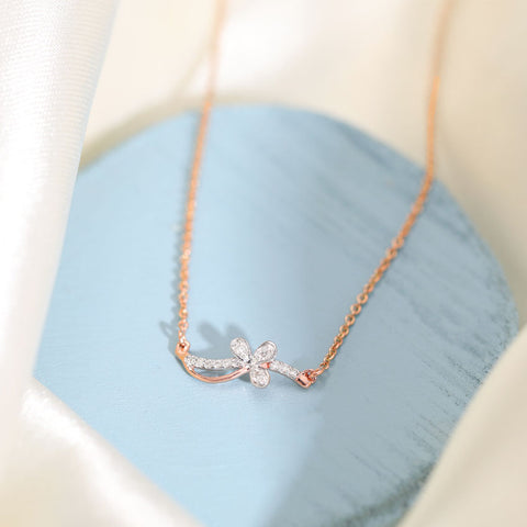 Florid Diamond Necklace