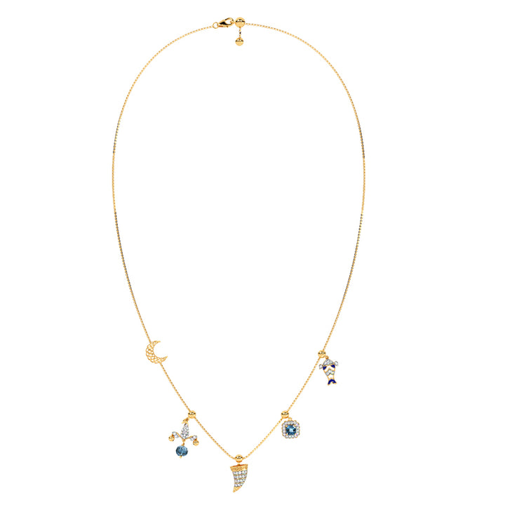 Maharani Amulets Gemstone Necklace