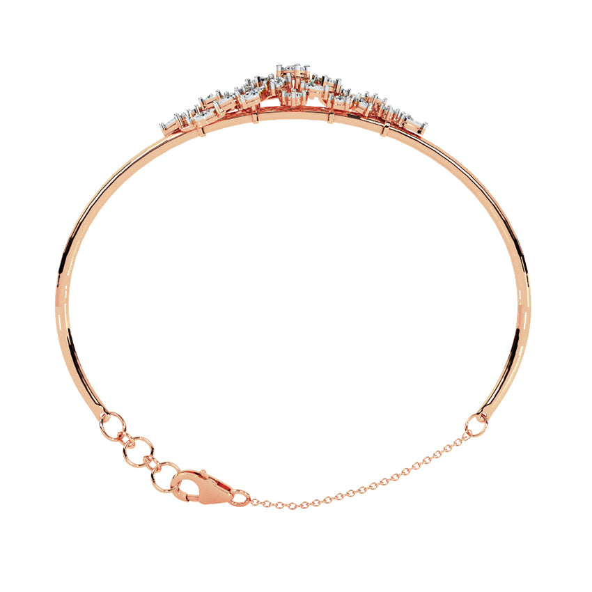 Glittering Eve Diamond Tube Bracelet