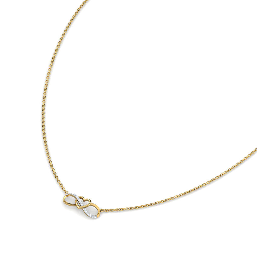 Never-Ending Love Infinity Diamond Necklace