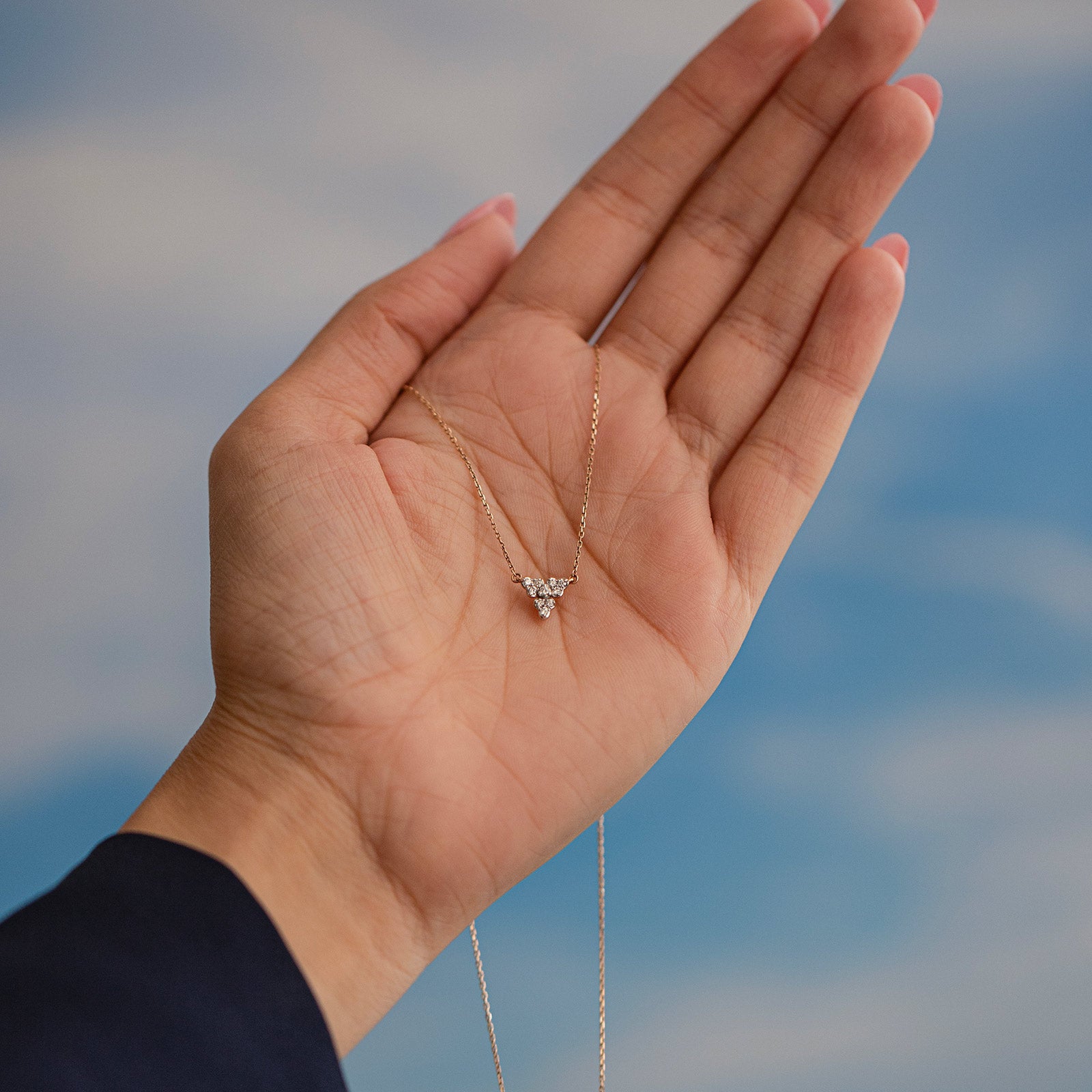Trillium Diamond Necklace