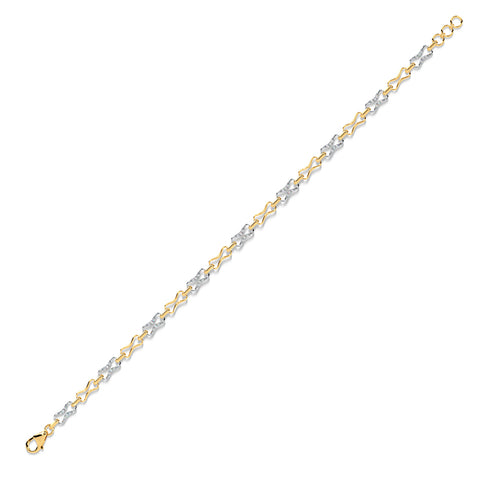 Lock and Lock Diamond Tennis Bracelet