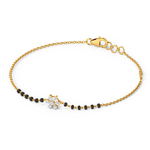 Anira Diamond Mangalsutra Bracelet