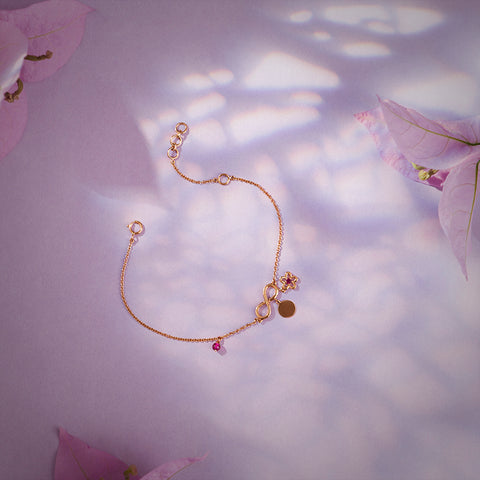 Infinitely Yours Personalised Gemstone Bracelet
