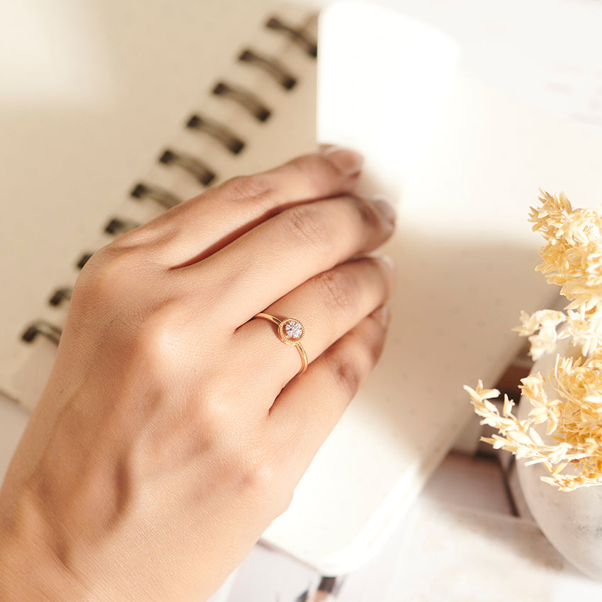 Posy Cluster Diamond Ring