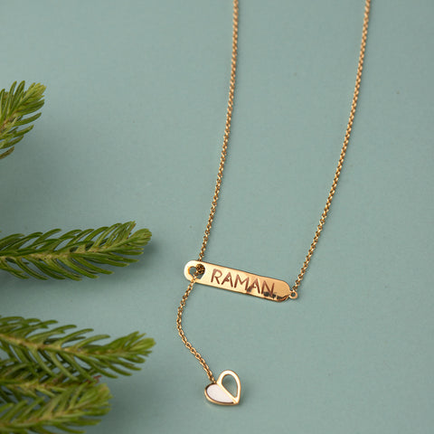 Forever Love Personalised Gold Necklace