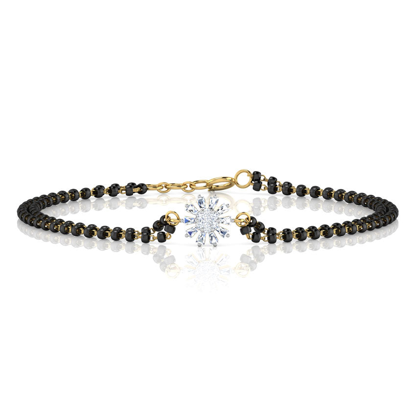 Aarushi Diamond Mangalsutra Bracelet