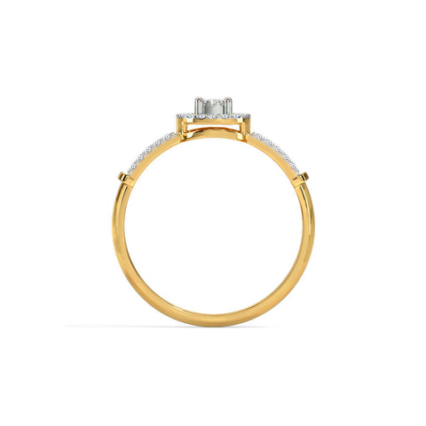 Halo Diamond Band