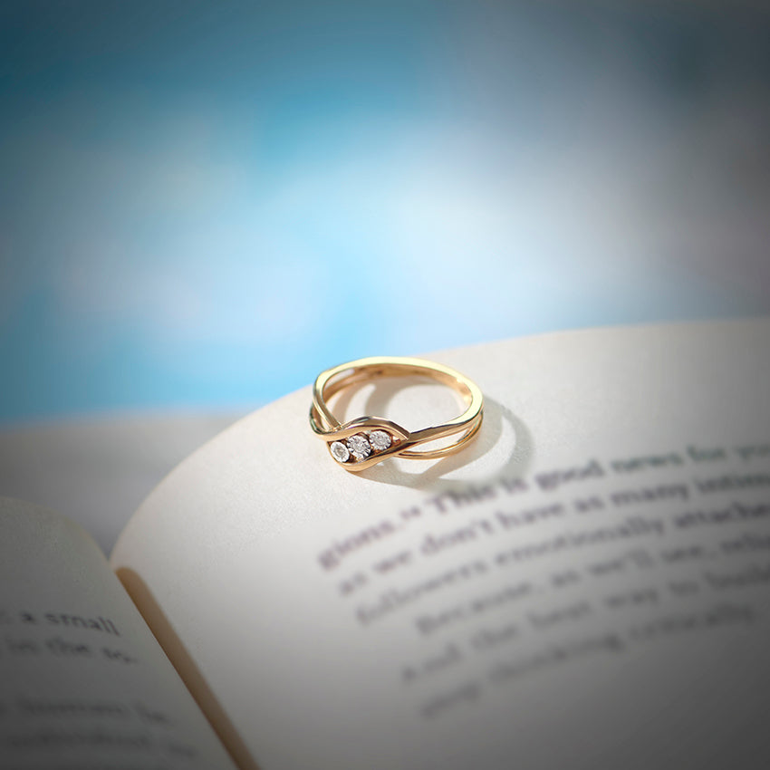 Trio Miracle Plate Diamond Ring