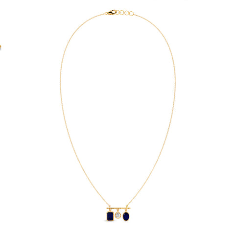Tinsels Gemstone  Necklace