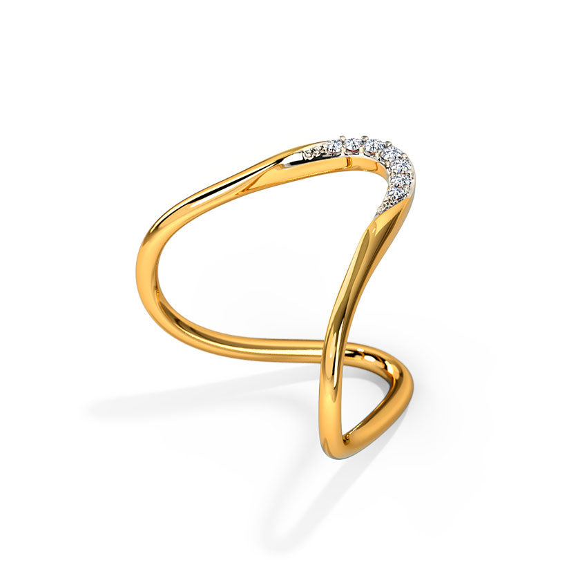 Glowy Diamond Vanki Ring