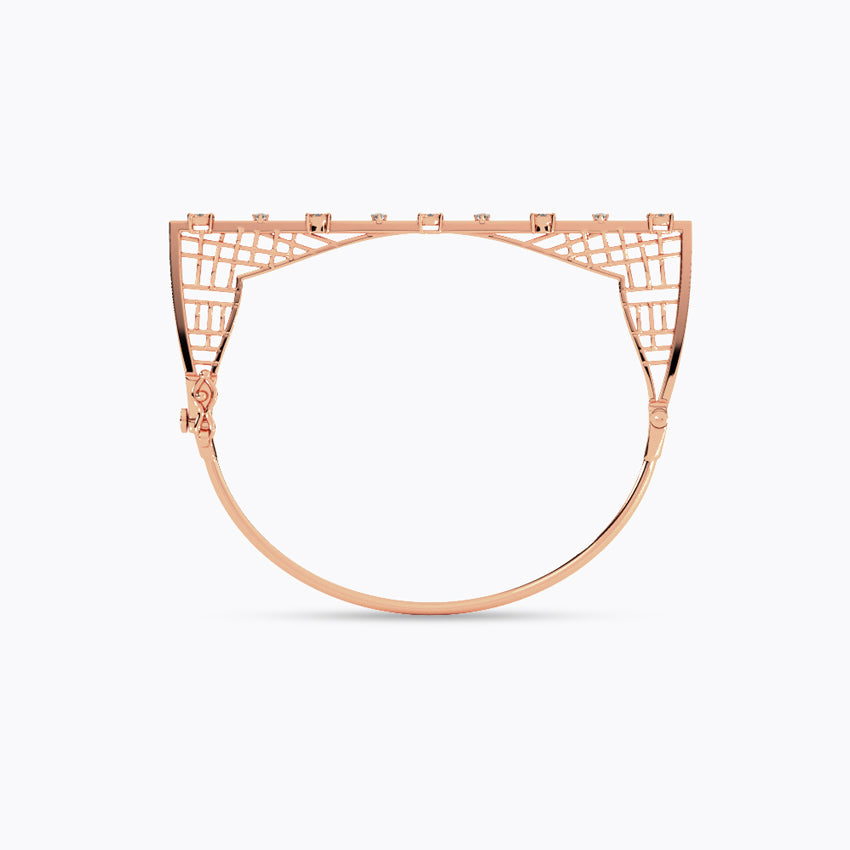 Dazzling Knit Diamond Bangle