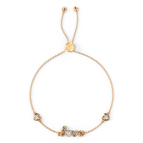 Adore Diamond Adjustable Bracelet