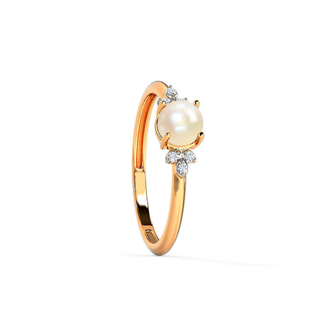 Candy Glow Pearl Diamond Ring