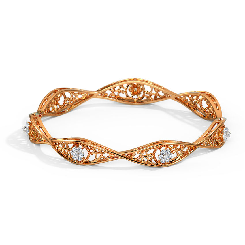 Twiz Diamond Bangle